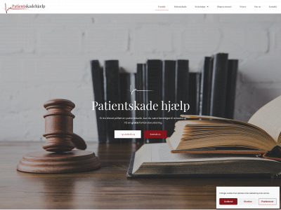 patientskadehjaelp.dk snapshot