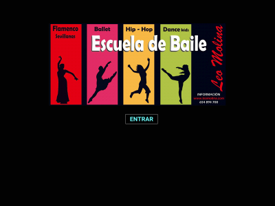 escueladebaileleomolina.es snapshot