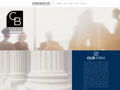 cooperbrownlaw.com snapshot