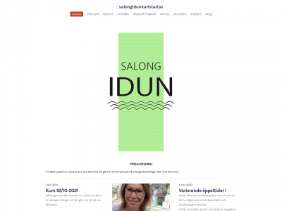 salongidunkarlstad.se snapshot