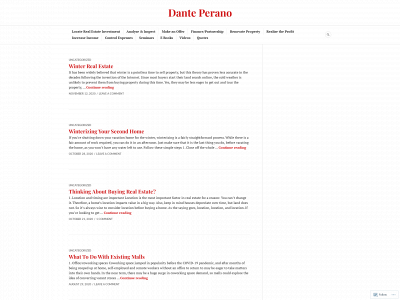 danteperano.org snapshot
