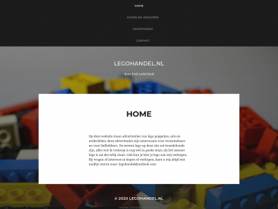 legohandel.nl snapshot
