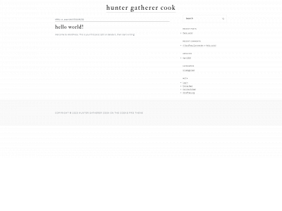 huntergatherercook.com snapshot