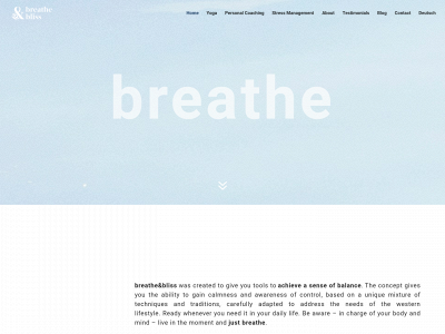 breatheandbliss.com snapshot