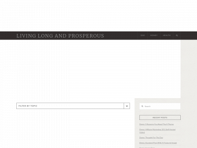 livinglongandprosperous.com snapshot