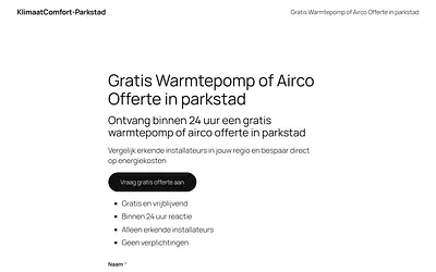 klimaatcomfort-parkstad.nl snapshot