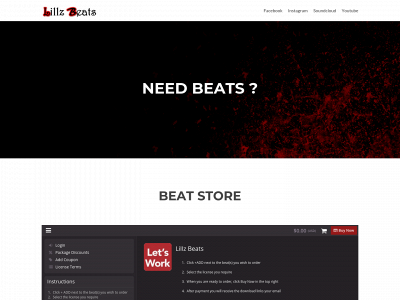 lillzbeats.com snapshot