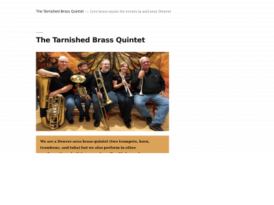 thetarnishedbrass.com snapshot