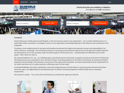 employment.com.mv snapshot