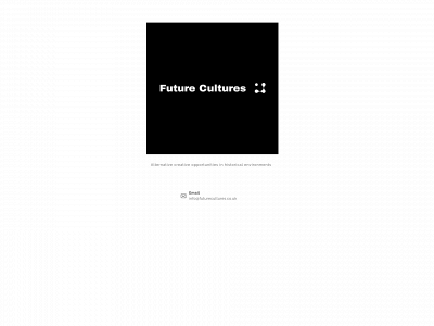 futurecultures.co.uk snapshot