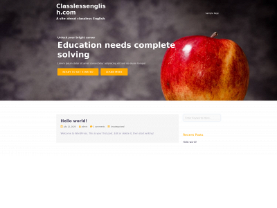 classlessenglish.com snapshot
