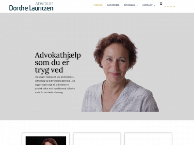 dorthelauritzen.dk snapshot