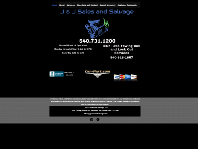 j-jsalesandsalvage.com snapshot