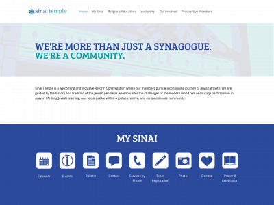 sinai-temple.weebly.com snapshot