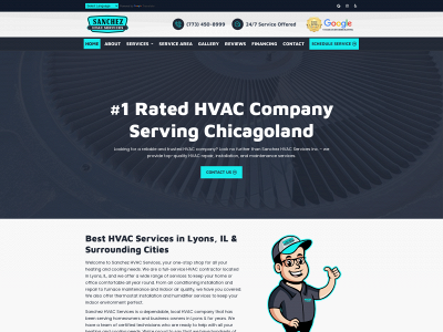 sanchezhvacservices.com snapshot