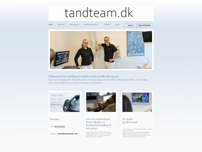 tandteam.dk snapshot