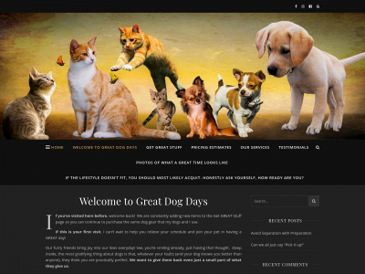greatdogdays.com snapshot