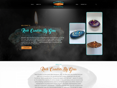 rockcandlesbygina.com snapshot