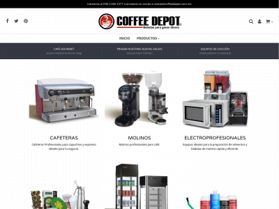 shop.coffeedepot.com.mx snapshot