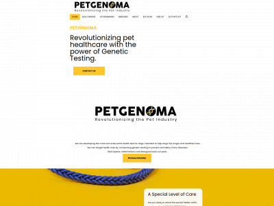 genomapet.com snapshot