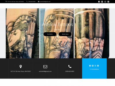 ashinktattoo.com snapshot
