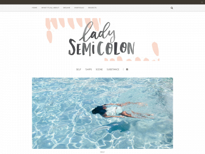 ladysemicolon.com snapshot