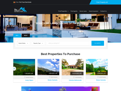 thepropertyshop.lk snapshot
