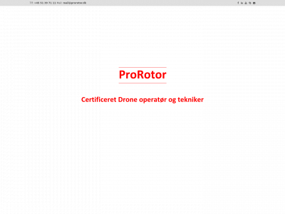 prorotor.dk snapshot