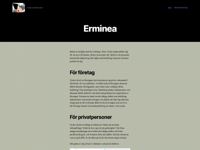 erminea.se snapshot