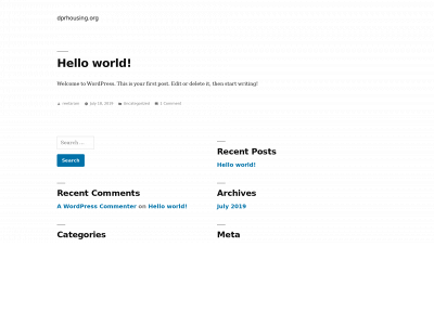 dprhousing.org snapshot