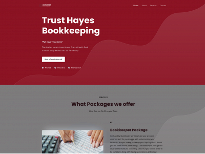 trusthayesbookkeeping.com snapshot
