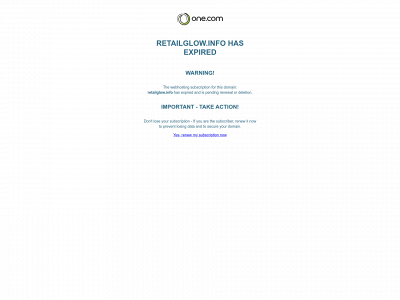 retailglow.info snapshot