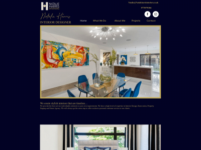 natalieharrisinteriors.co.uk snapshot