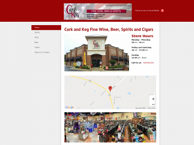 corkandkegbraselton.com snapshot