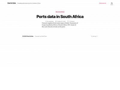 dustyafrica.com snapshot