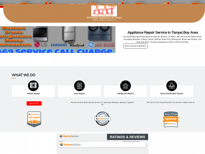affordableappliancestampa.com snapshot