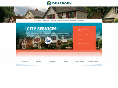 temp-cityofdearborn.com snapshot