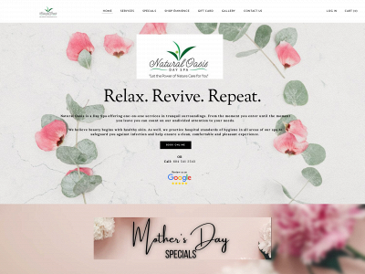www.naturaloasisdayspa.com snapshot