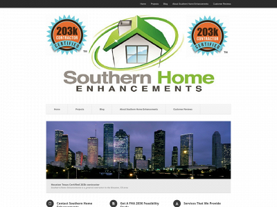 southernhomeenhancements.net snapshot