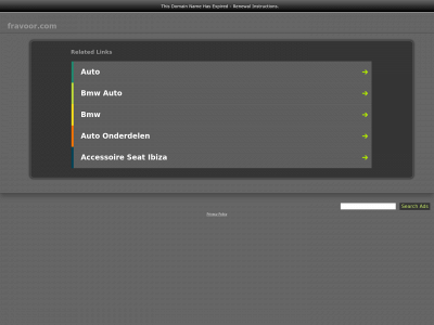 fravoor.com snapshot