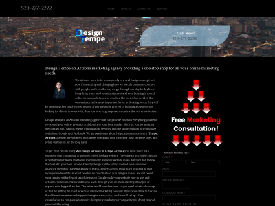 www.designtempe.com snapshot