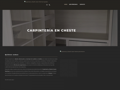 www.carpinteriaydiseñojm.com snapshot