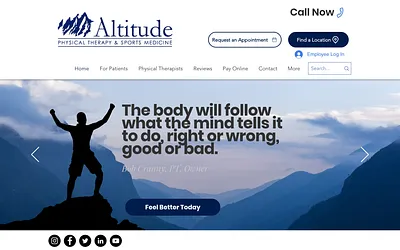 www.altitudephysicaltherapy.com snapshot