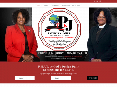 patriciakjames.com snapshot