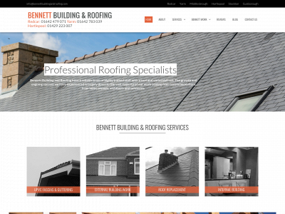 bennettbuildingandroofing.com snapshot