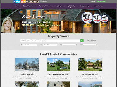www.katievarneyrealtor.com snapshot