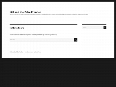 isisandthefalseprophet2.com snapshot