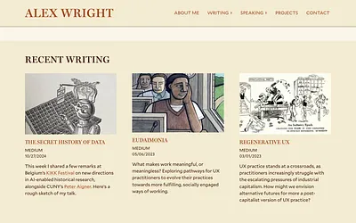 alexwright.com snapshot