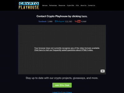 cryptoplayhouse.com snapshot