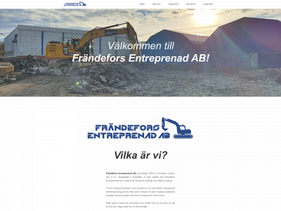 frandeforsentreprenad.se snapshot